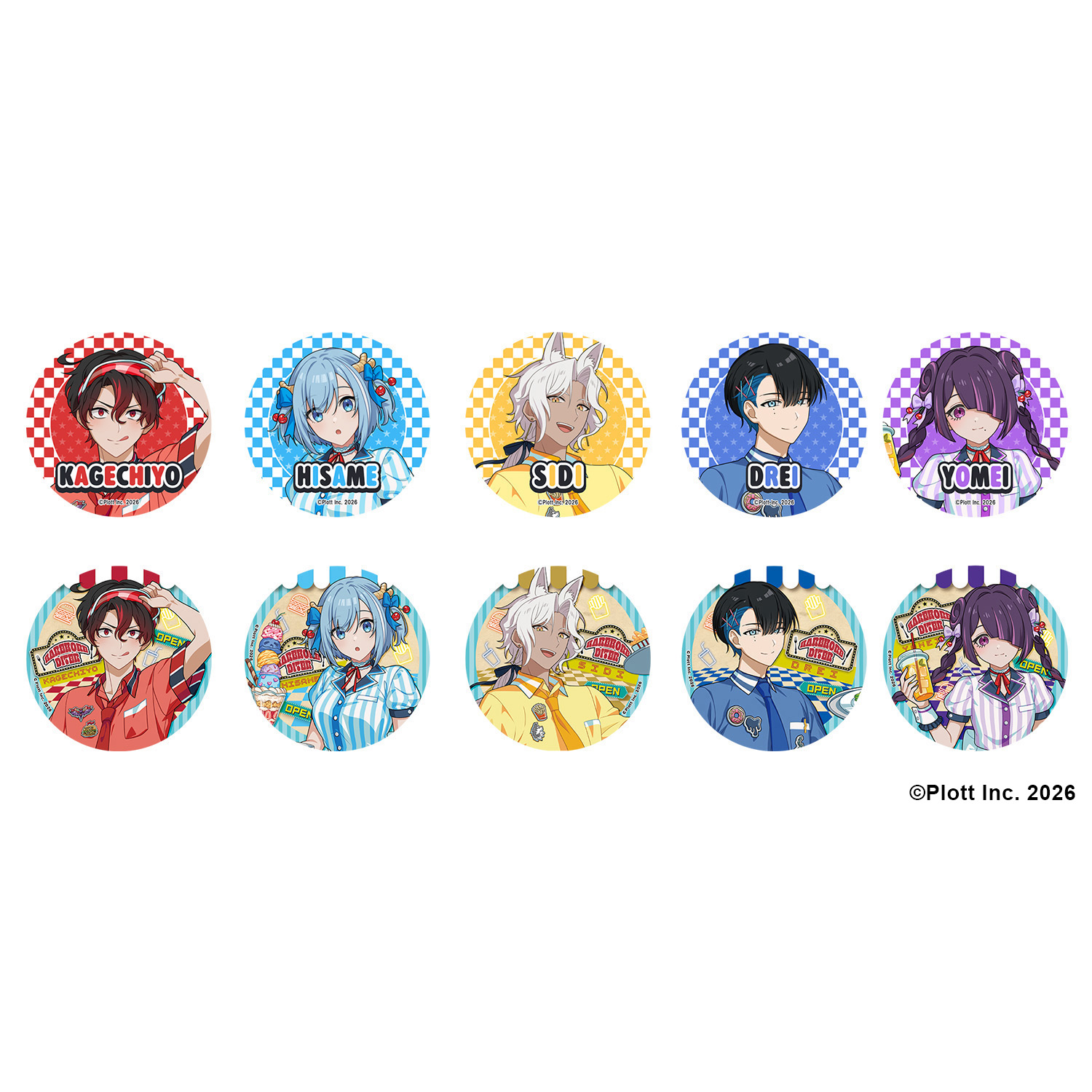 CYBER STAR / 【混血のカレコレ】KAREKORE DI7ER_缶バッジ_ランダム